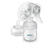 Philips AVENT Ръчна помпа за изцеждане Comfort + Шишета Natural + контейнери VIA 