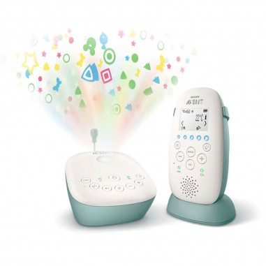 PHILIPS AVENT Philips AVENT DECT Бебефон с проектор звездно небе SCD731/52