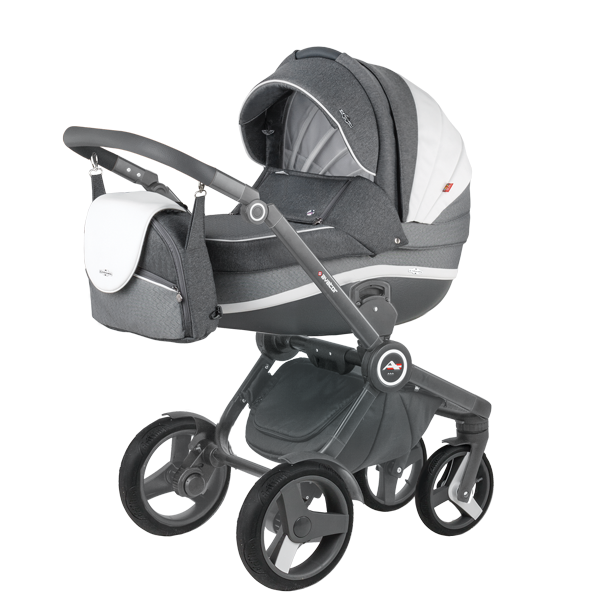 ADAMEX Бебешка количка Avator Carmel & Grey 2 в 1