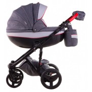 ADAMEX Бебешка количка MONTE Carbon Deluxe 2 в 1 
